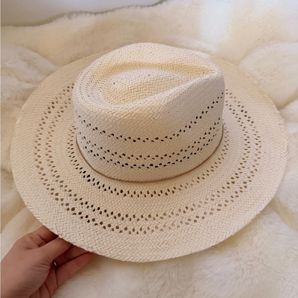 Rag & Bone Cream Straw Hat - Picture 4 of 8